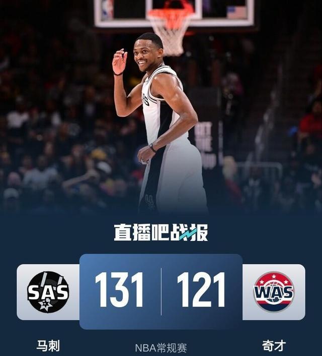 马刺大胜奇才,继续在西部积极冲刺 马刺大胜奇才,继续在西部积极冲刺